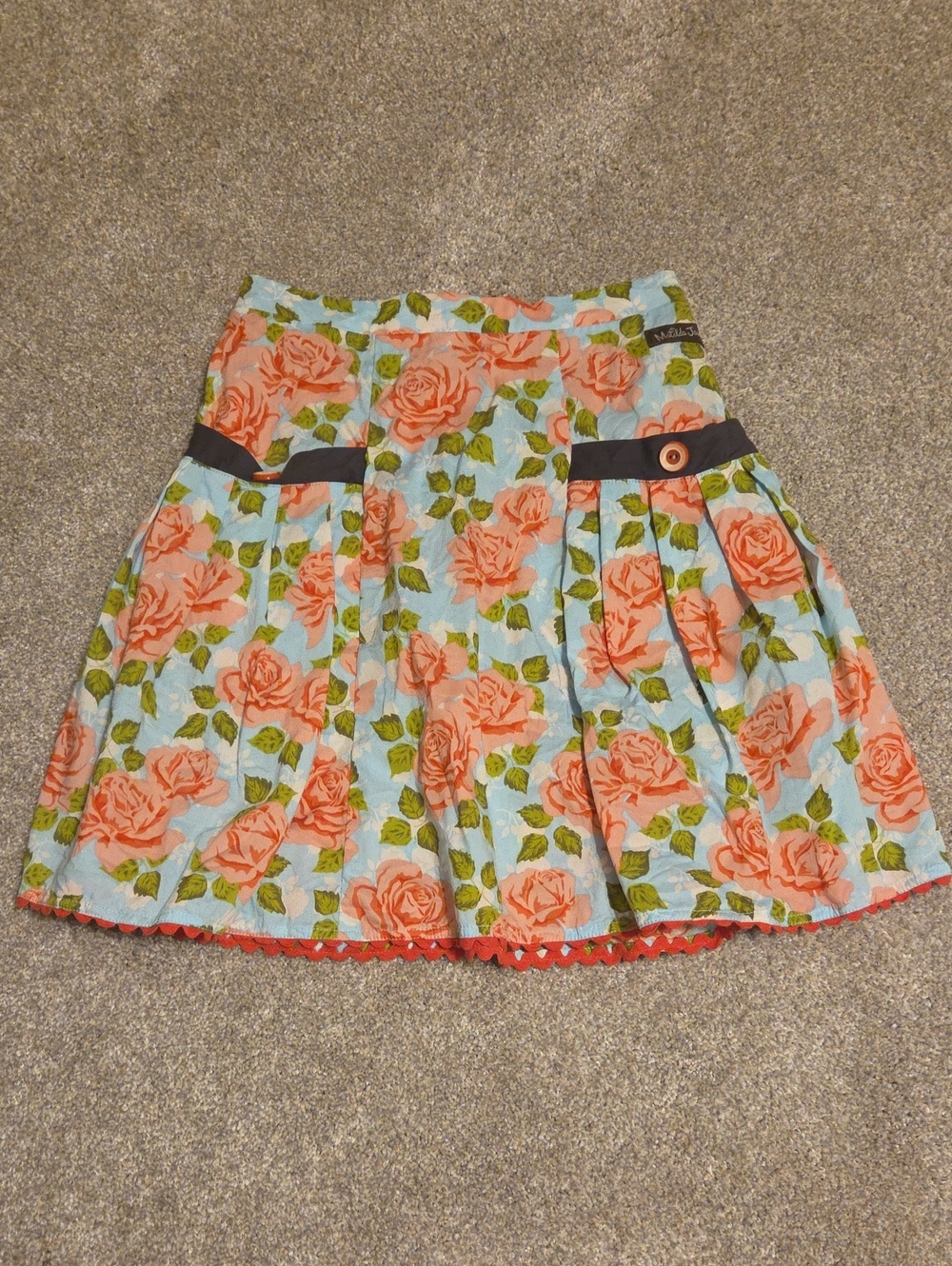 Matilda Jane Rose Print Circle Skirt